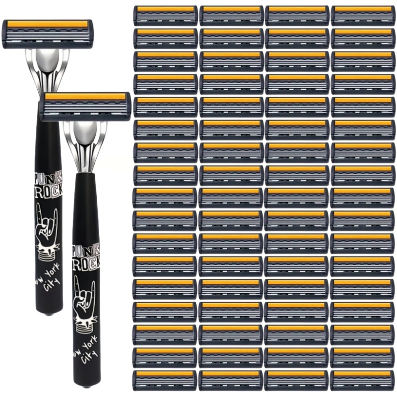 Safety Razor Handle - Металлическая ручка, ручная профессиональная бритва для