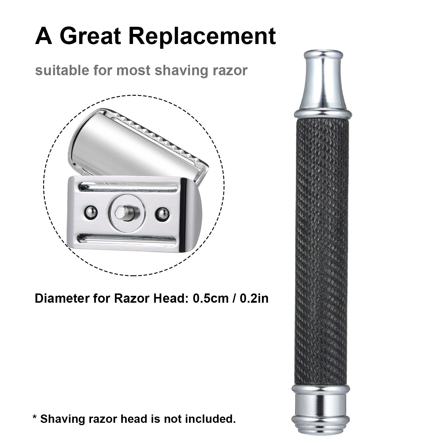 Ручка для бритья из нержавеюще – обзор и цена Safety Razor Handle